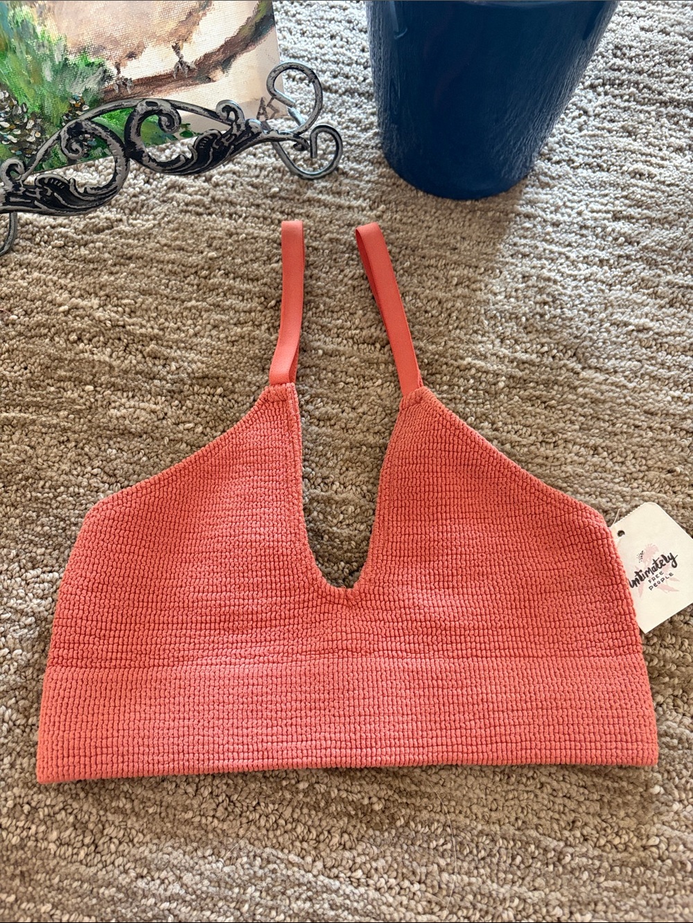 Free People Coral Bralette